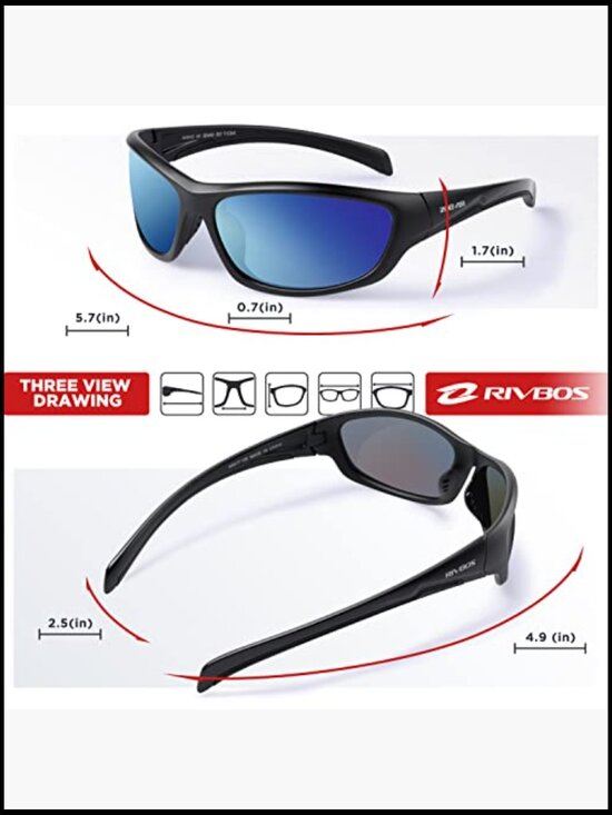 Polarized Sunglasses UV400 Protection TR90 Frame Fishing Cycling Outdoor main image 5